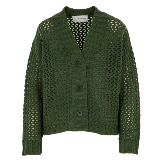 Strickjacke, grün