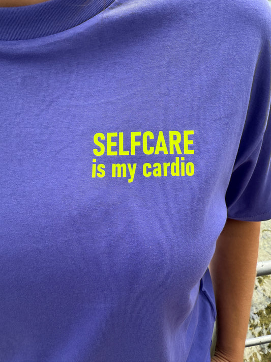 T-Shirt, selfcare, lila