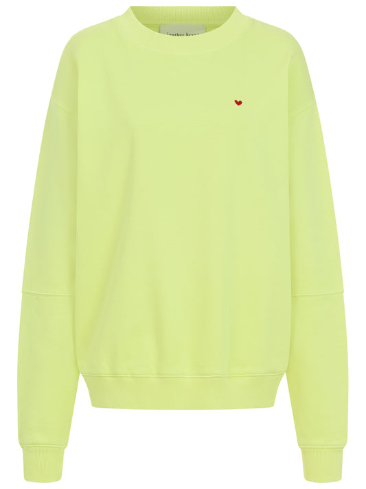 Sweatshirt - YES YES YES lime
