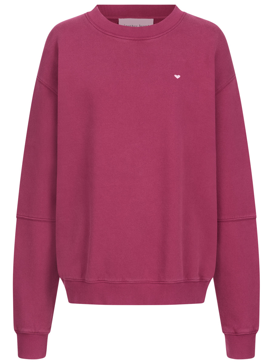 Sweatshirt - YES YES YES Bordeaux
