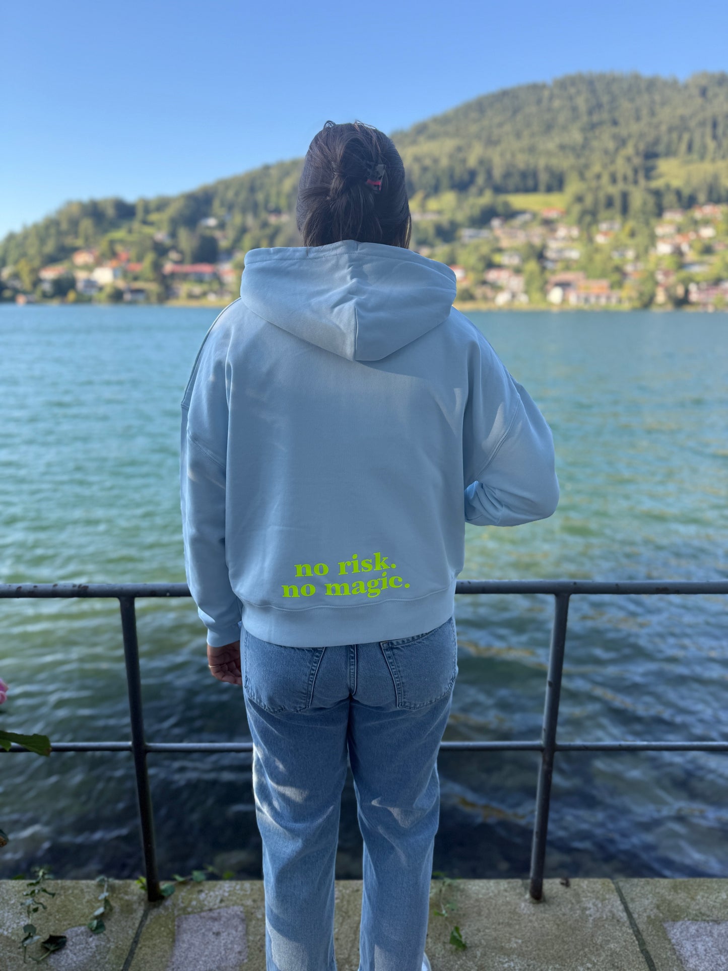 Hoodie Zip, no risk no magic