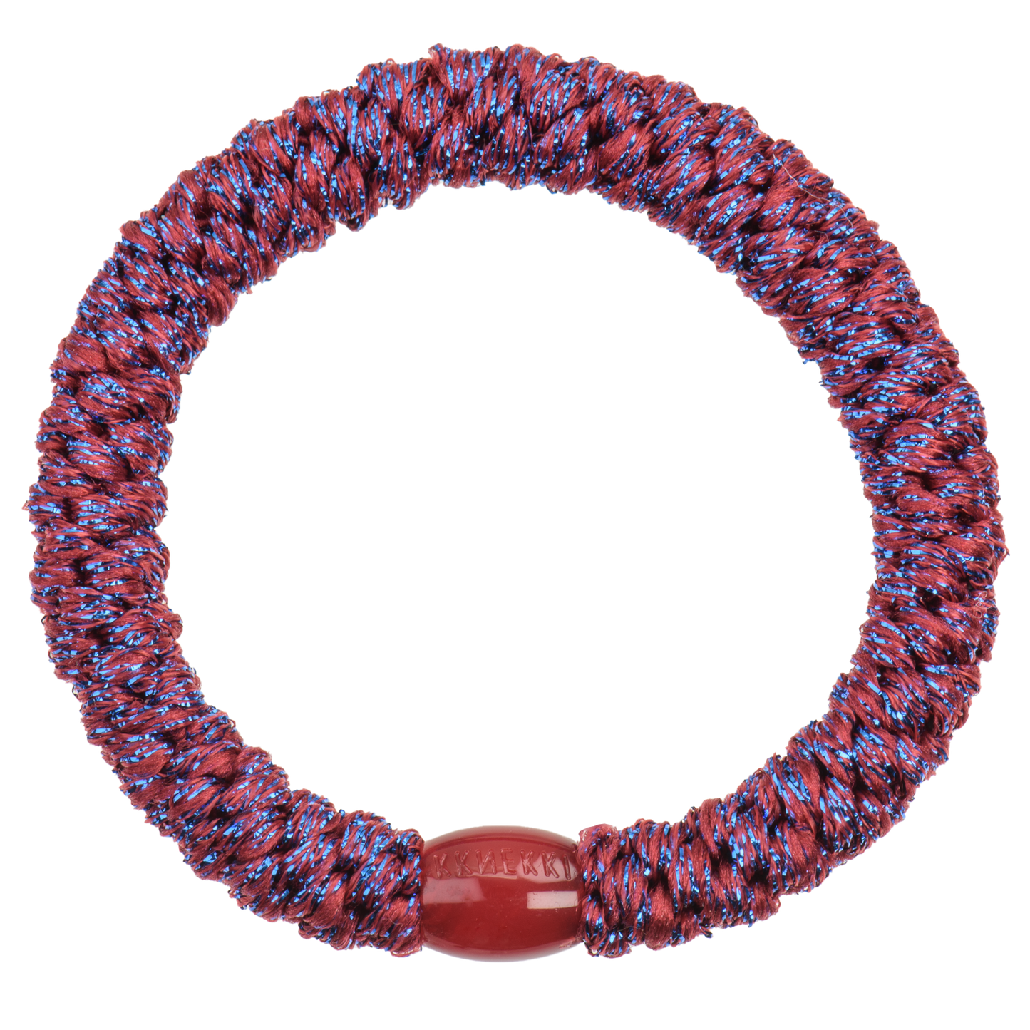 Kknekki, bordeaux blue glitter