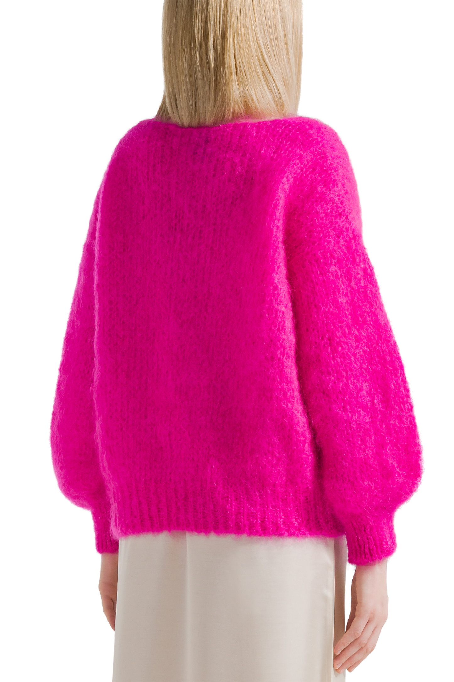 Pullover, neon pink