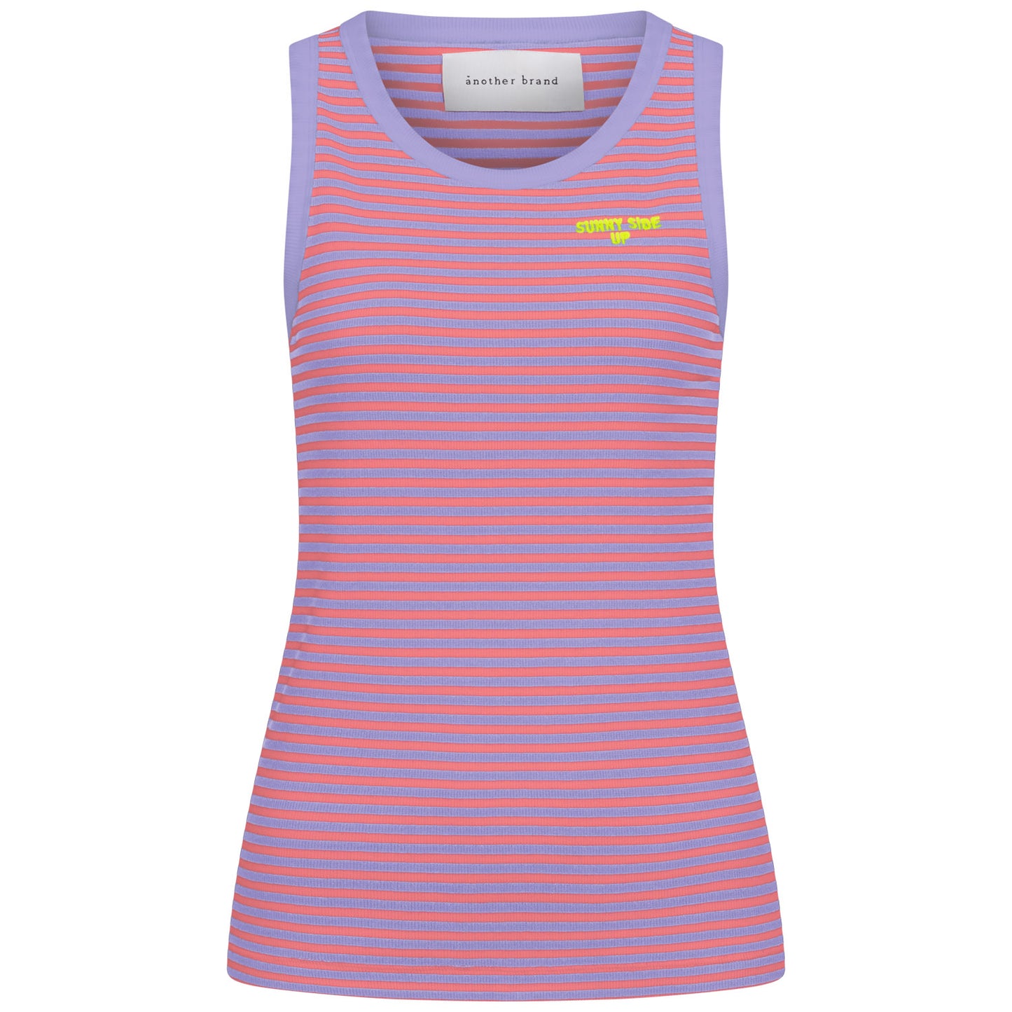 Top, gestreift, lila