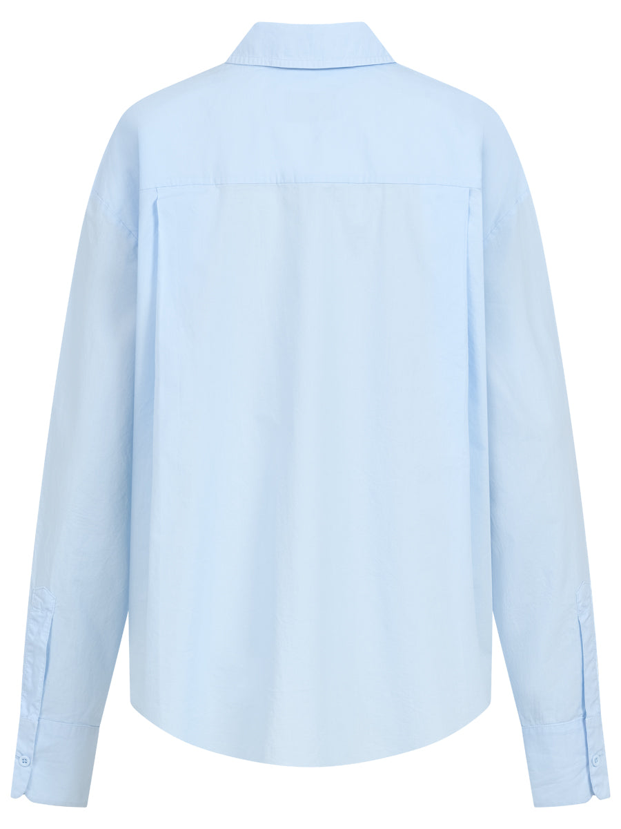 Hemdbluse, why so serious hellblau
