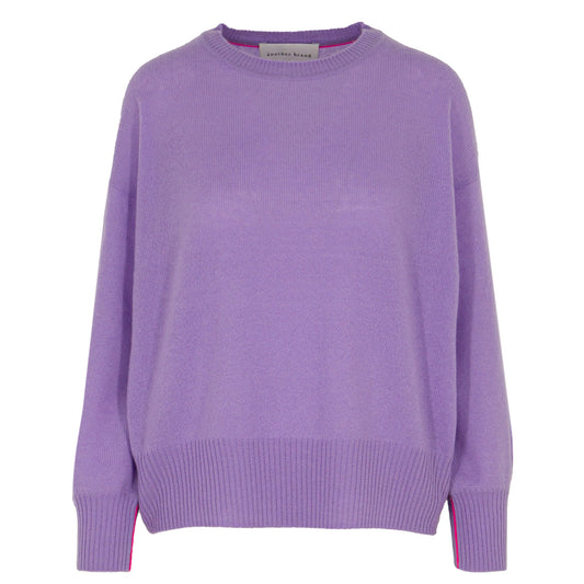 Pullover, Cashmere, Lila
