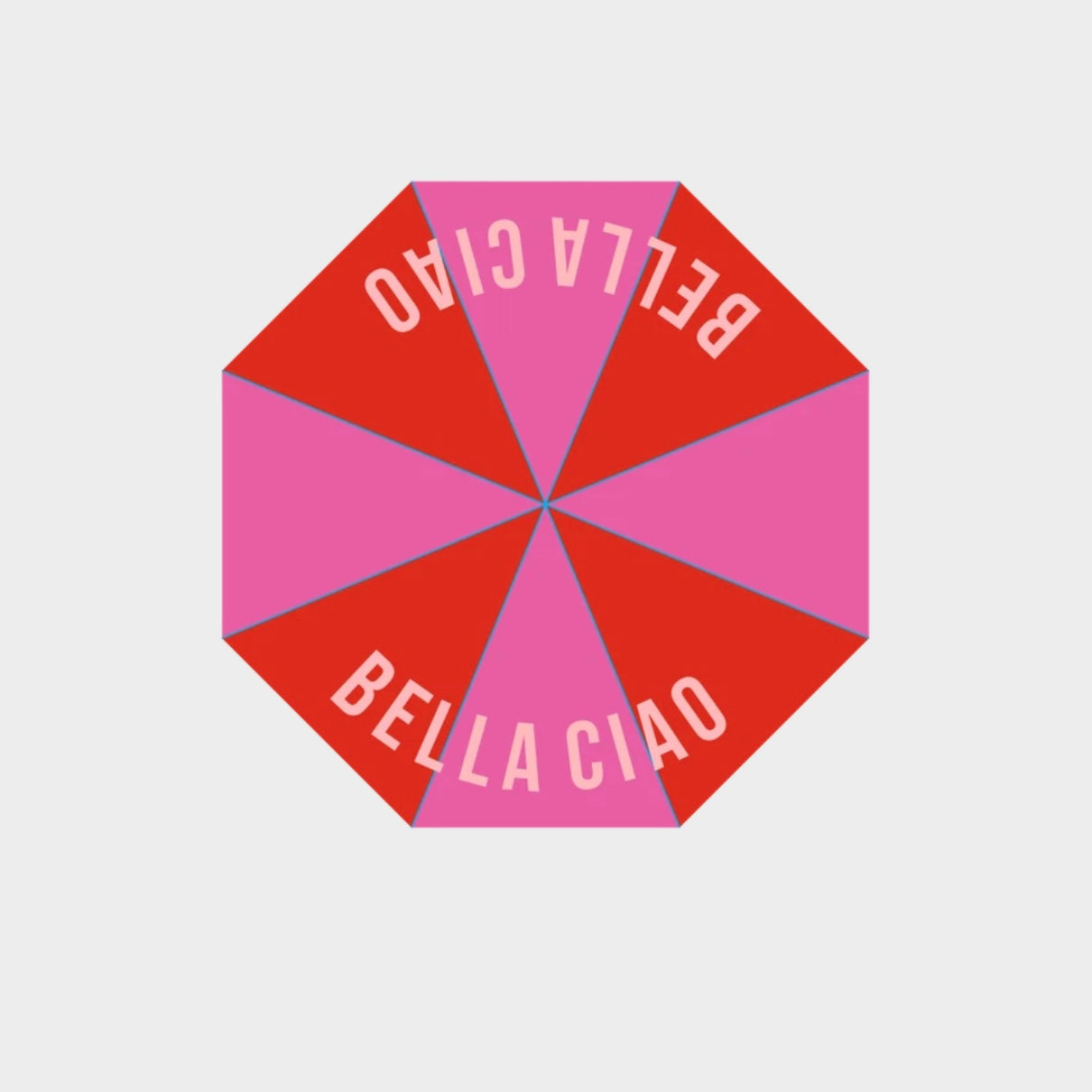 Regenschirm, BELLA CIAO