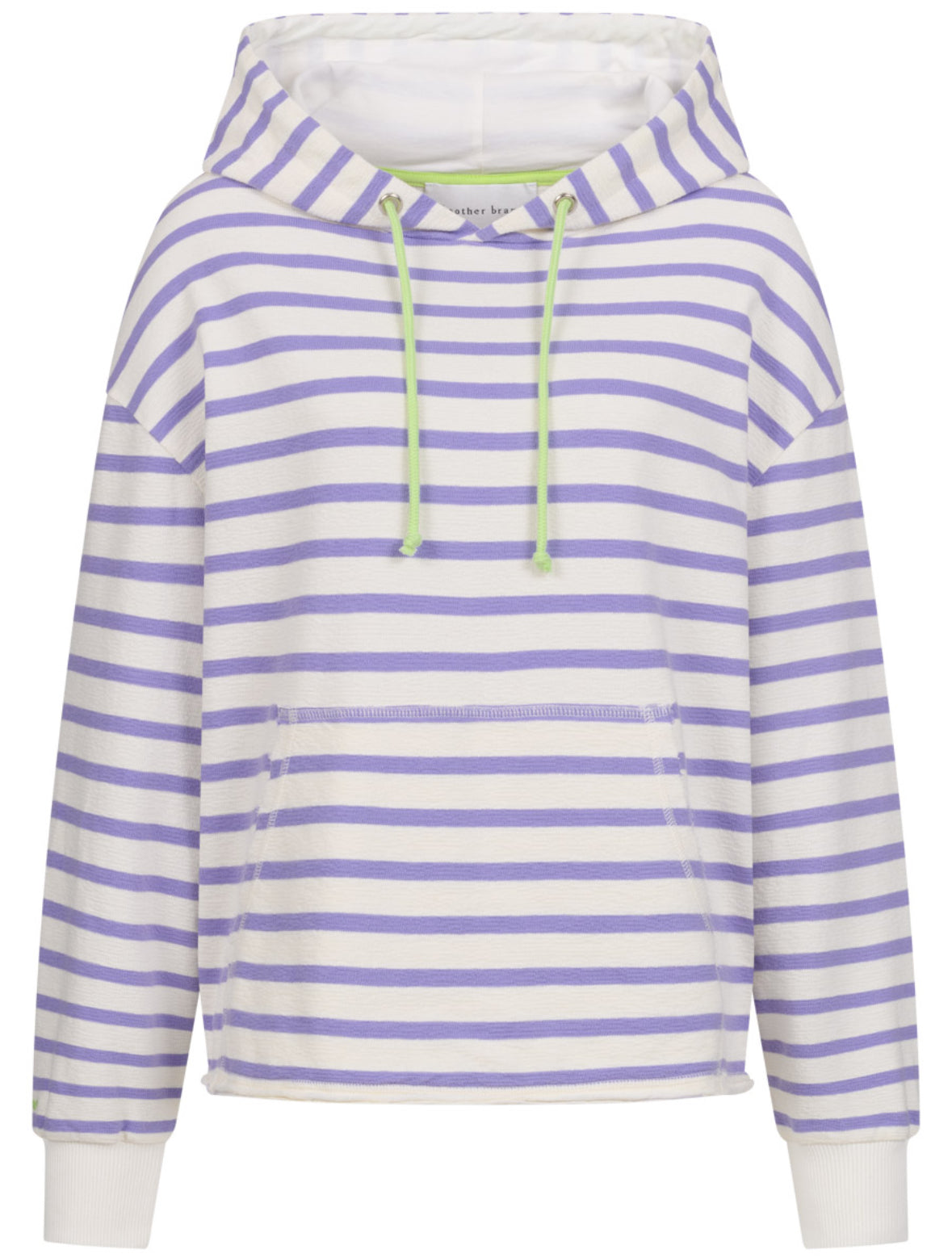 Hoodie Streifen violett
