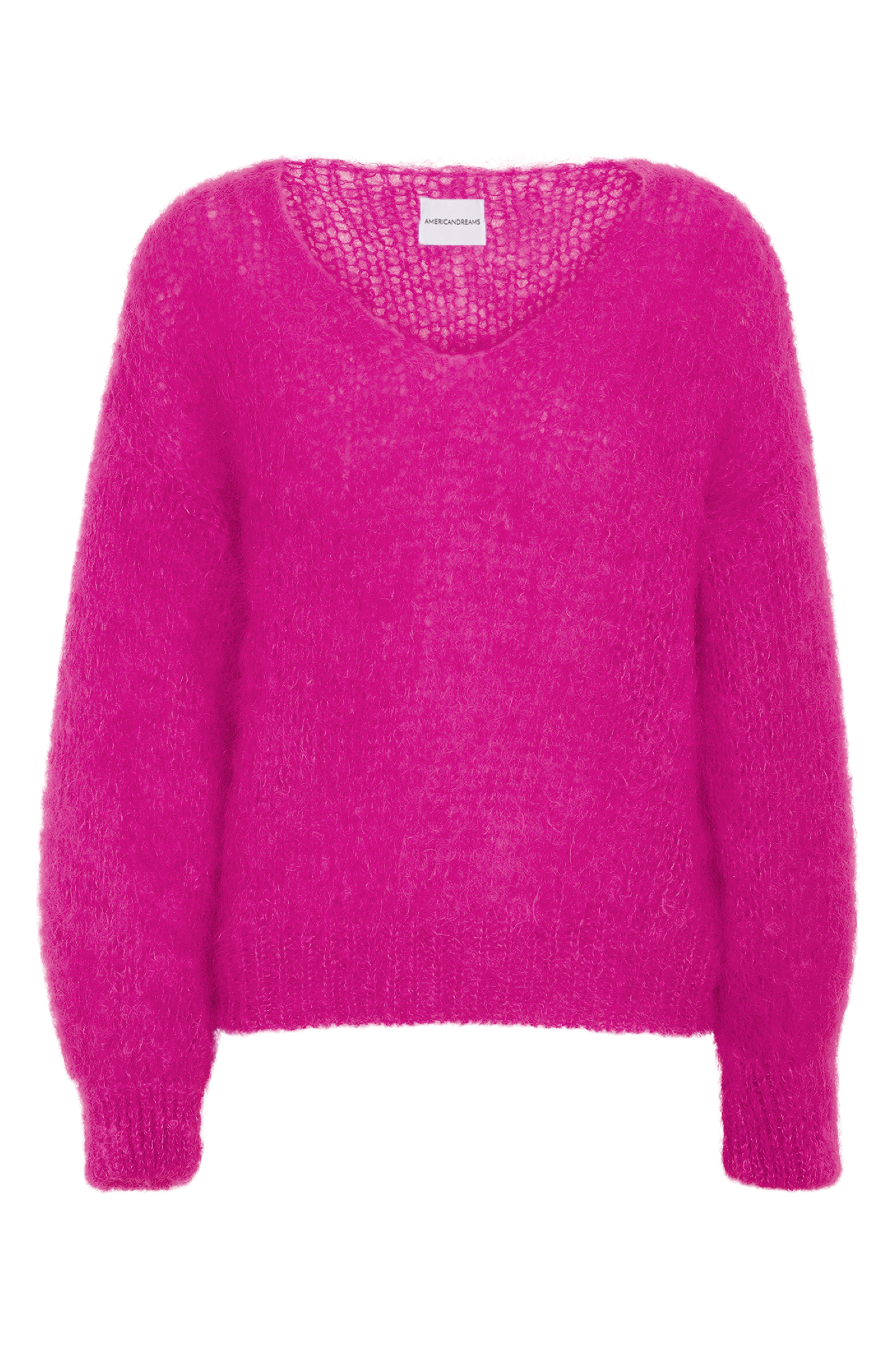 Pullover, neon pink
