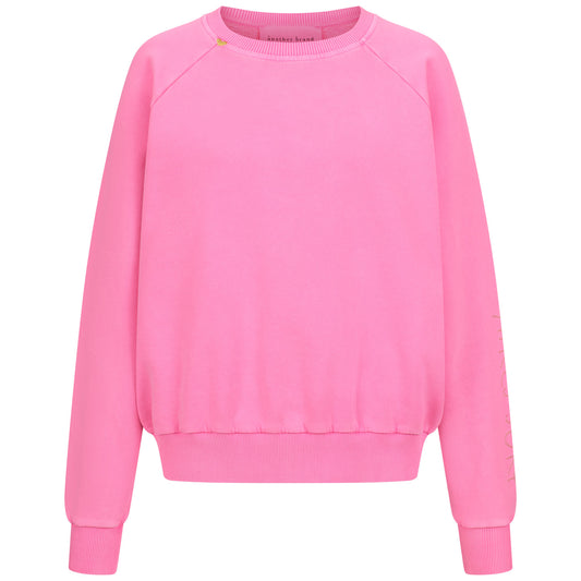 Sweatshirt, Apres Surf, neon pink