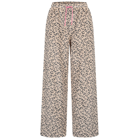Hose, frottee, leo, beige